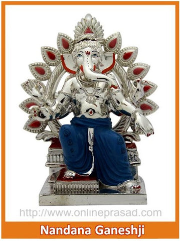 The Nandana Ganeshji Idol - OnlinePrasad.com