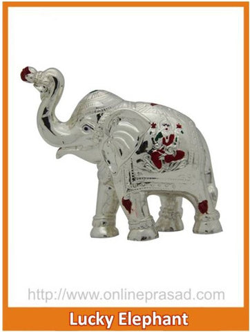 The Lucky Elephant Idol - OnlinePrasad.com