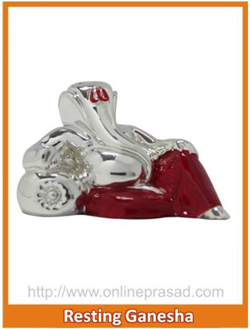The Resting Ganesha Idol - OnlinePrasad.com