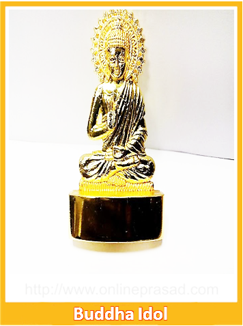 The Blessing Lord Buddha Idol - OnlinePrasad.com