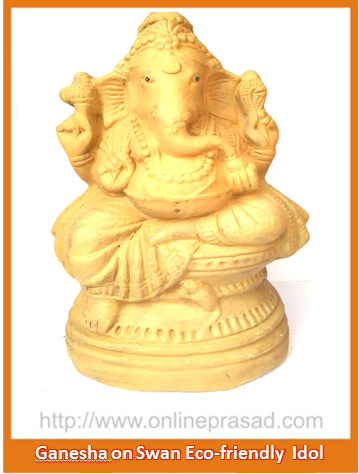 Ganesha with Large Ears - Eco Friendly Idol - OnlinePrasad.com