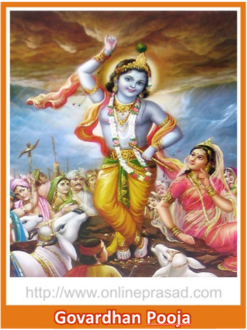 Govardhan Puja - OnlinePrasad.com