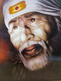 Sai Baba Wooden Framed Photo - OnlinePrasad.com
