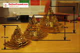 Maha Meru Shree Yantra (Gold Plated) - OnlinePrasad.com
