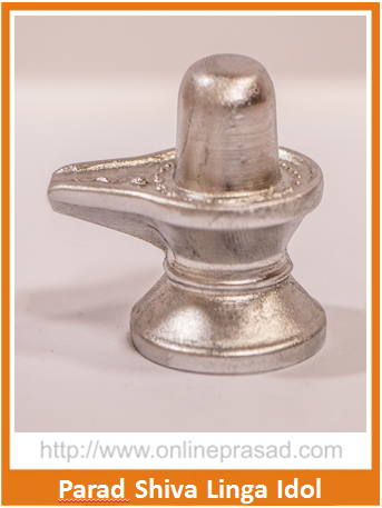 Zevotion Parad Shiv Linga Idol - OnlinePrasad.com