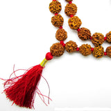6 Mukhi Rudraksha Kantha / Kartikeya Siddha mala - 55 Nepali beads - OnlinePrasad.com