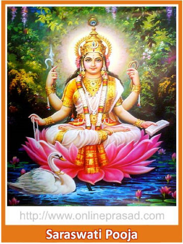 Saraswati Puja - OnlinePrasad.com