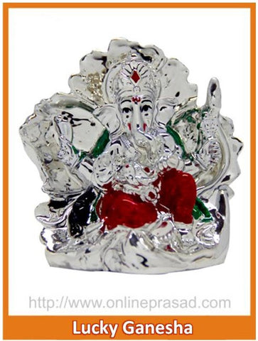 The Lucky Ganesha Idol - OnlinePrasad.com