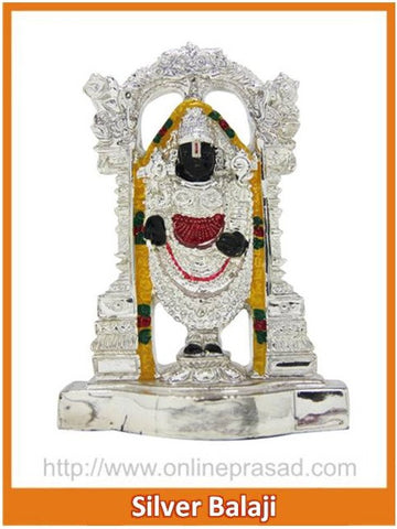 The Silver Balaji Idol - OnlinePrasad.com