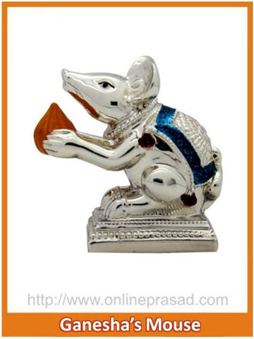 The Ganesha's Mouse Idol - OnlinePrasad.com