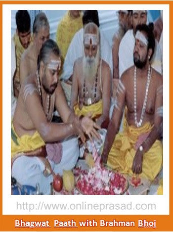 Bhagwat Paath with Brahman Bhoj - OnlinePrasad.com