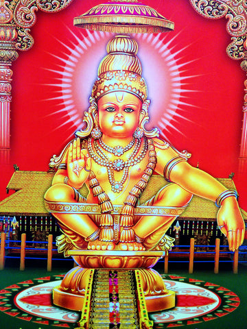 Poster Of Murugan In Gold - OnlinePrasad.com