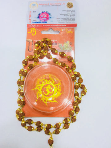 54 beads Rudraksha Mala - OnlinePrasad.com