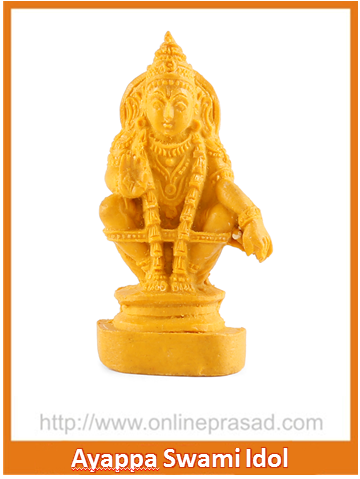 Ayappa Swami Idol - OnlinePrasad.com