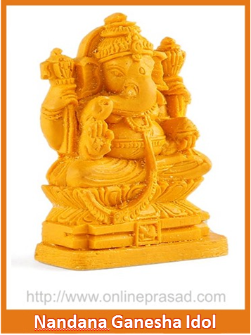 Nandana Ganesha Idol - OnlinePrasad.com