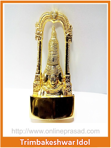 The Trimbakeshwar Shiva Idol - OnlinePrasad.com
