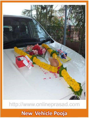 New Vehicle Puja - OnlinePrasad.com